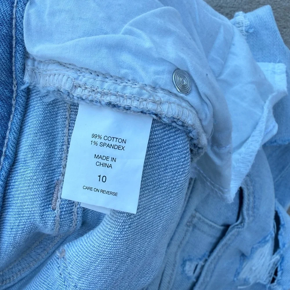 Ny&Co Soho Boyfriend Distressed Light Blue Women's Jeans size 10 - Picture 6 of 7